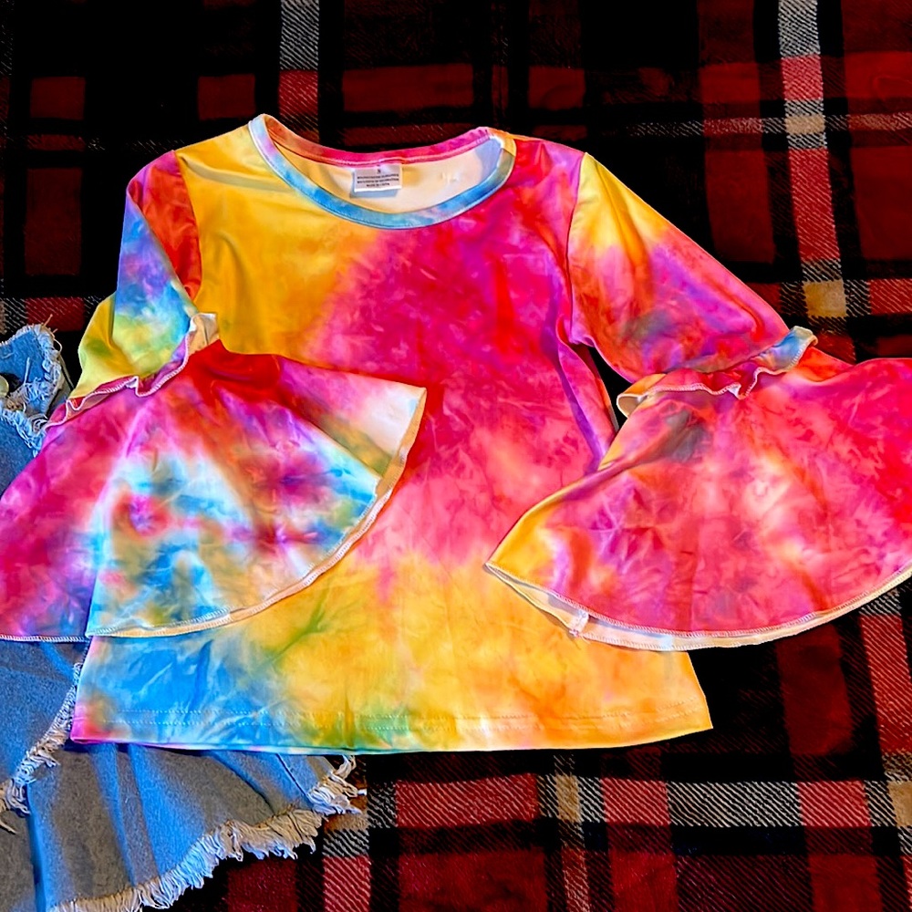 Hippie toddler girl outfit! Boutique New Without Tags.